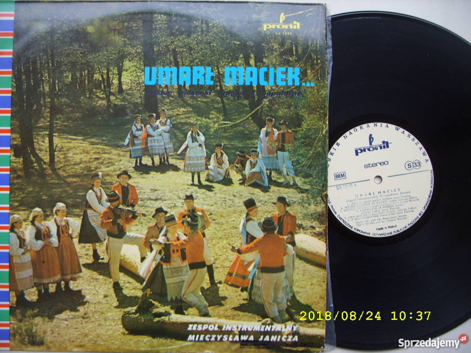 Folk LP UMARL MACIEK 2 POLSKIE PIOENKI LUDOWE Wołów
