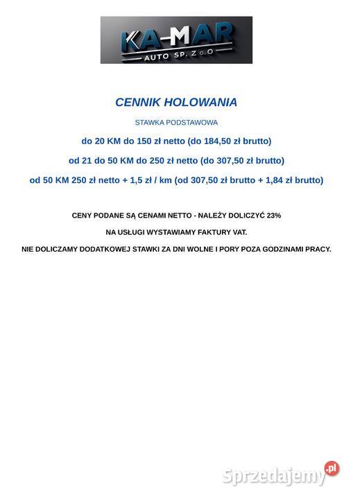 Pomoc drogowa Pomoc drogowa i holowanie Gliwice