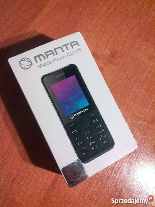 Telefon Manta na dwie karty i kartę micro sd Czarna sprzedam
