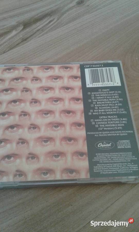 Płyta Queen Miracalle USA CD Kultura i Rozrywka Nowa Sól