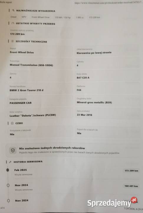 Bmw 218d Grand Tourer super stan system Start-Stop Libiąż sprzedam