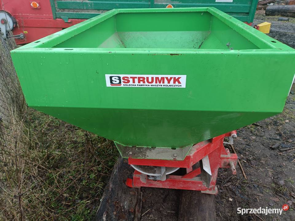 Rozsiewacz nawozów strumyk 800L w stanie nieuszkodzony Łask sprzedam