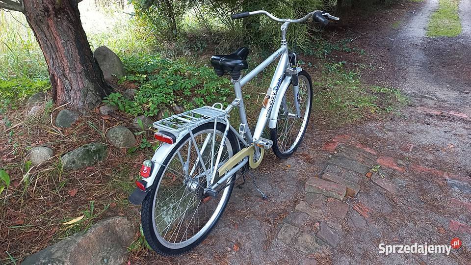 Rower Miejski Męski Alu City Star Sram S7 biegów Wołów