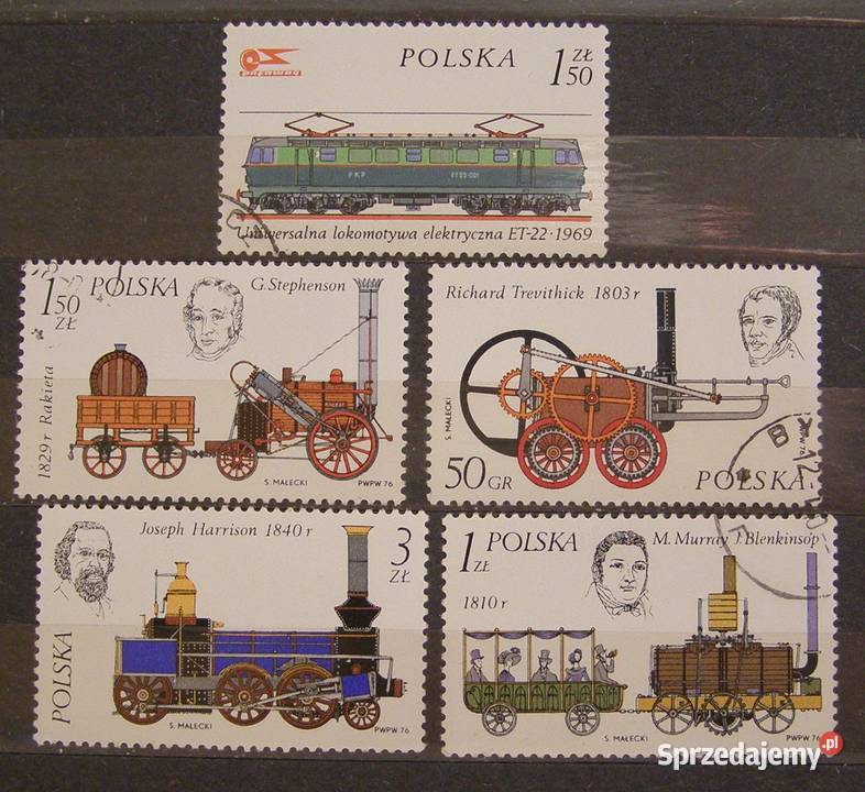 Znaczki pocztowe Polska 1976historyczne łódzkie