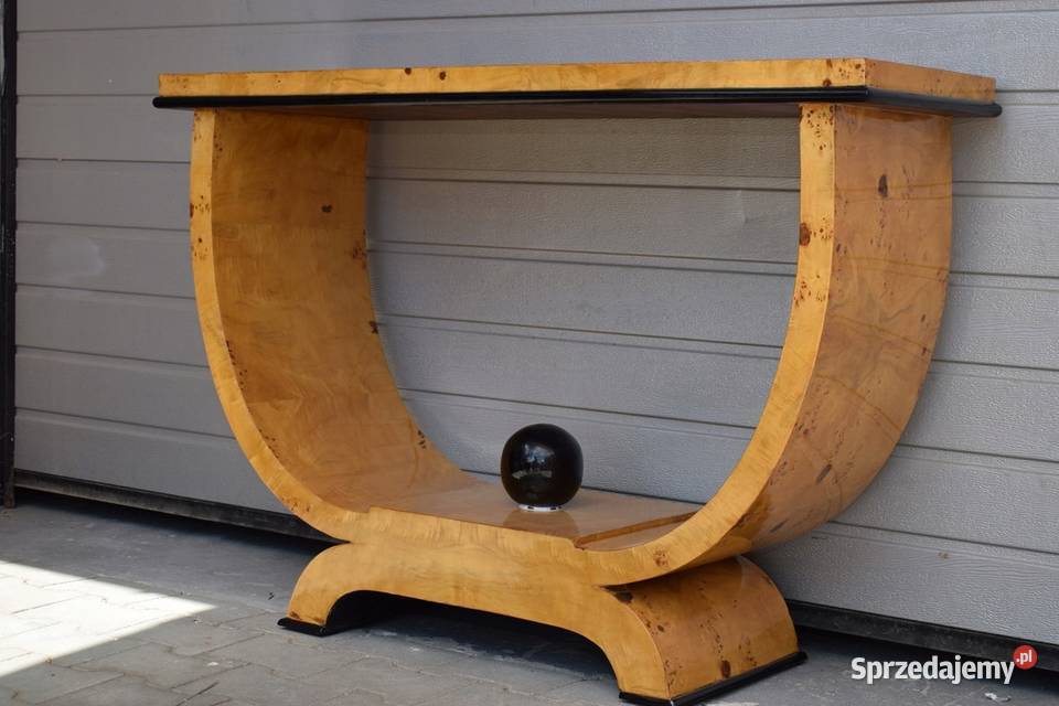 Drewniany Stolik Stół Konsola Art Deco Salon Kraków sprzedam