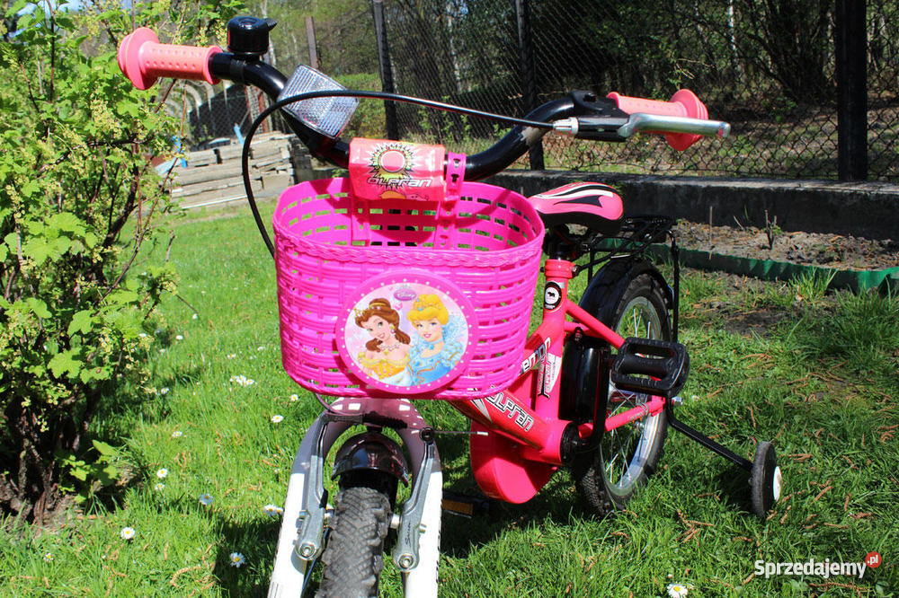 Rowerek dziewczynki z koszykiem OLPRAN 16 Demon Katowice