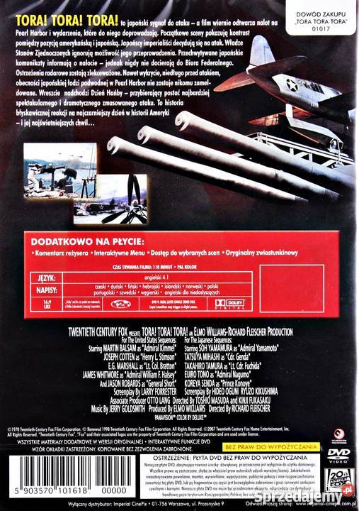 TORA TORA TORA MARTIN BALSAM Kalisz