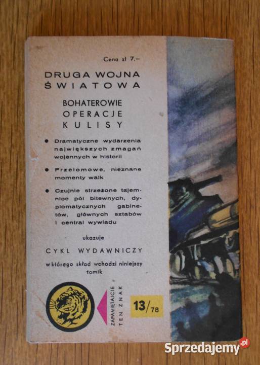Żółty Tygrys Ruchome twierdze 1378 Rok wydania 1978 Parczew