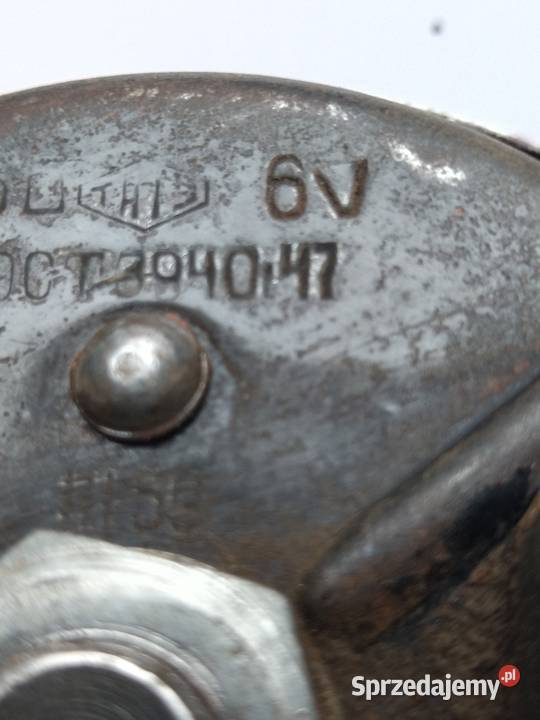 Klakson M72 z 1947 roku Ural K750 emka sygnał Radomsko