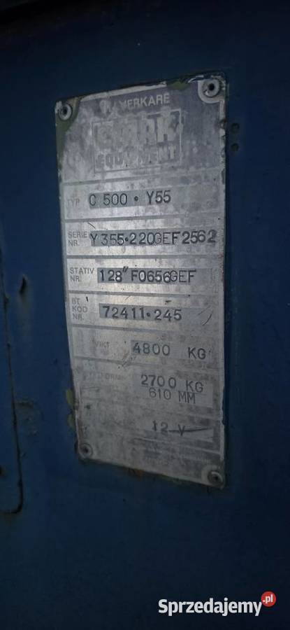 Wózek widłowy Clark c500 y55 Trzemeszno
