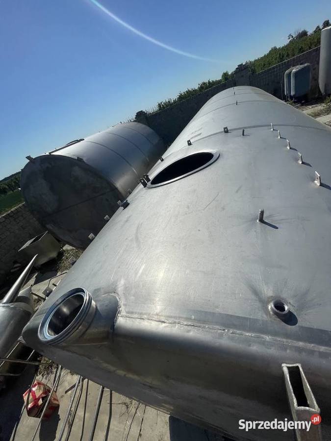 Zbiornik ze stali nierdzewnej 50 000l Magazynowanie