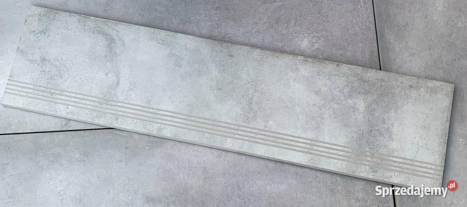 Płytki betonopodobne na schody stopnice 120x30 Podłogi i schody Łask sprzedam