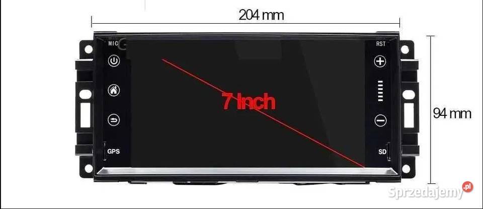 Radio android 12 Jeep chrysler dodge wifi usb Ożarowice sprzedam