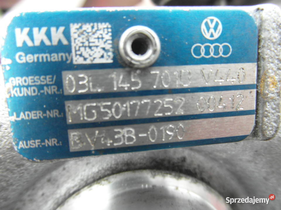turbosprężarka AUDI A4 A5 A6 Q5 Seat Exeo Szczecin