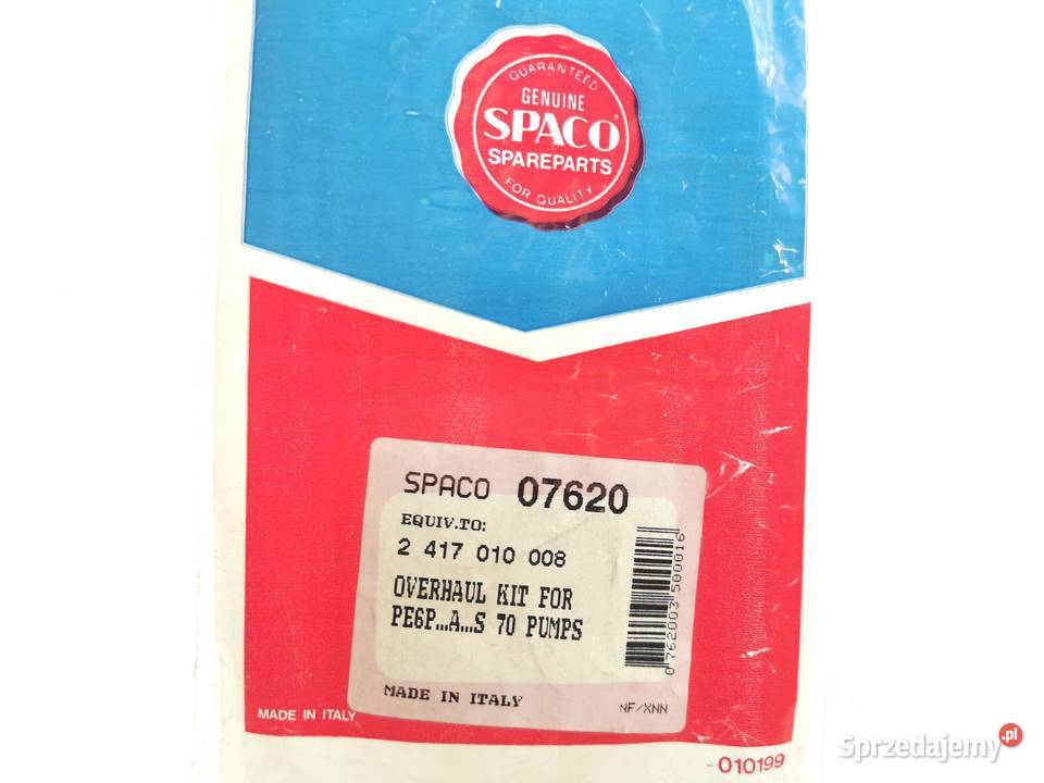 ZESTAW USZCZELEK POMPY WTRYSKOWEJ PE6P SPACO