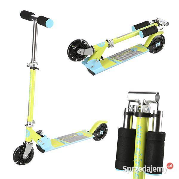 Hulajnoga Nils Extreme HL776 niebiesko zielona Dębica