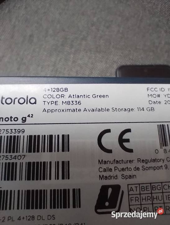 Motorola G42 4128GB Motorola Skierniewice sprzedam