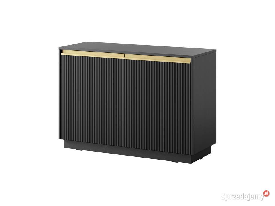 Komoda 104 niska ROYAL kolor czarny grafit Komody Opole