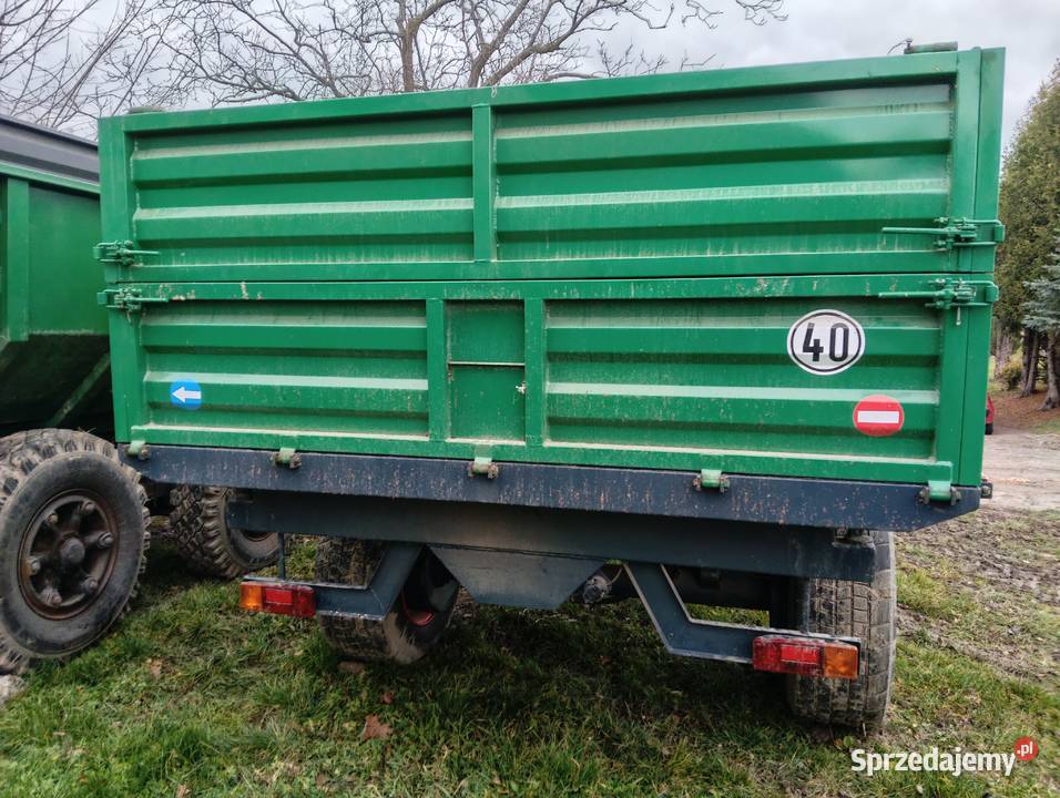 Przyczepa jednoosiowa wywrotka 8ton 3strony Wieprz