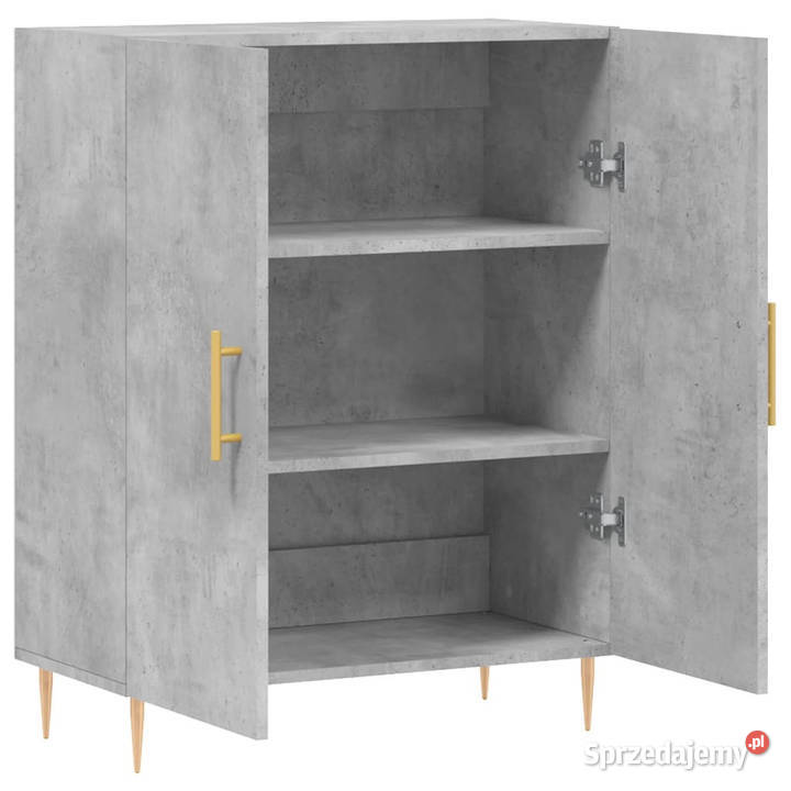 Szafka szarość betonu 695x34x90 materiał
