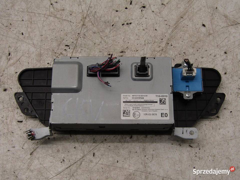 EKRAN WYŚWIETLACZ MONITOR HONDA CRV CRV IV osobowe Liczniki i zegary