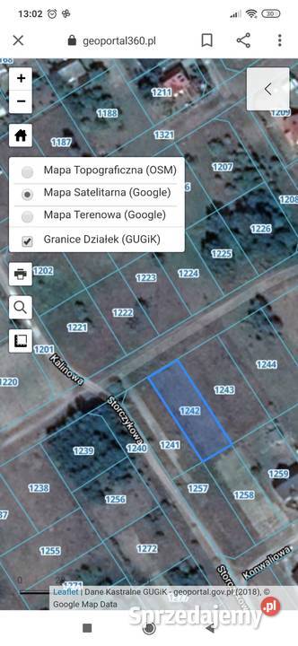 Działka Dorohusk 839 m2