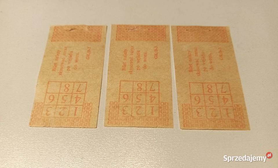 Bilet MPK Łódź E 050gr z PRLu
