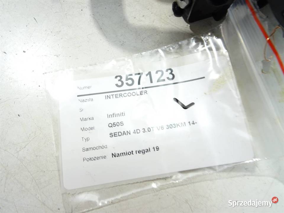 INTERCOOLER PRAWY INFINITI Q50 144615CA0A 30 305