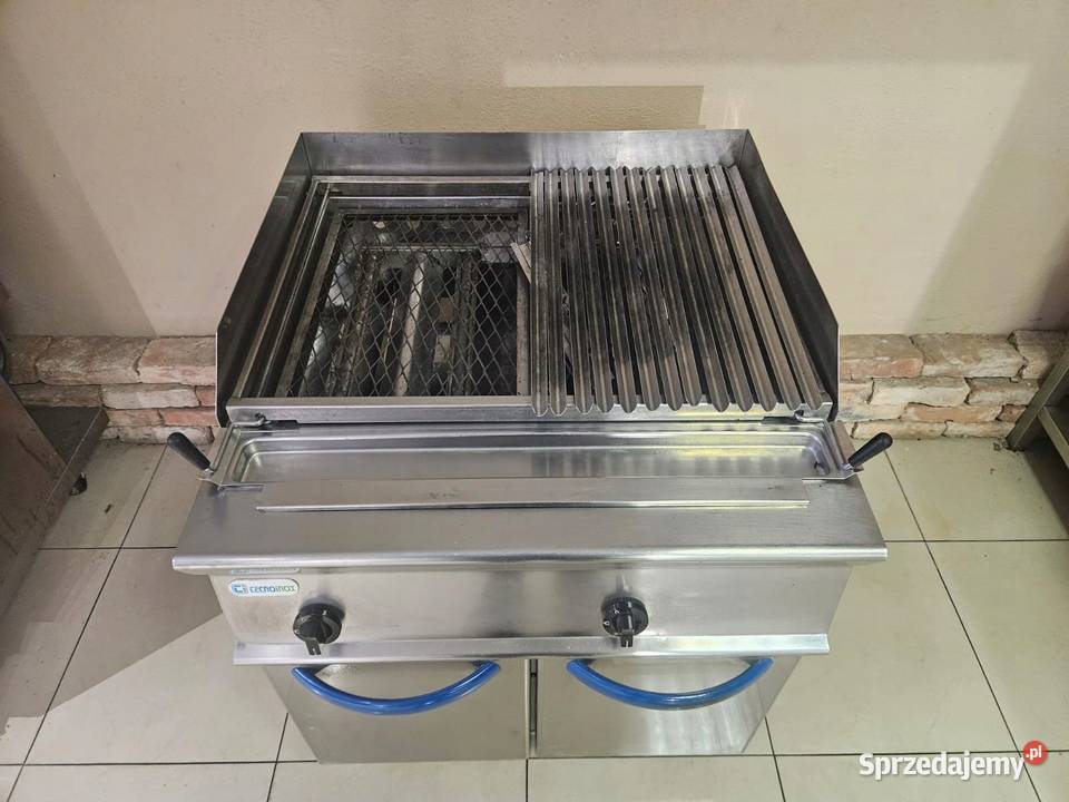 Grill gazowy z kamieniem lawowym TECNOINOX