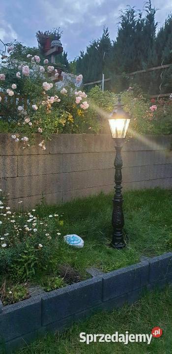 Ogrodowa lampa żeliwne latarnia oświetlenie Gołdap