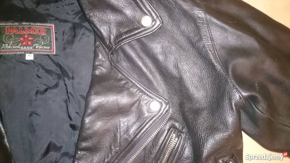 Kurtka skórzana Ramoneska Skóra punk rock metal Warszawa