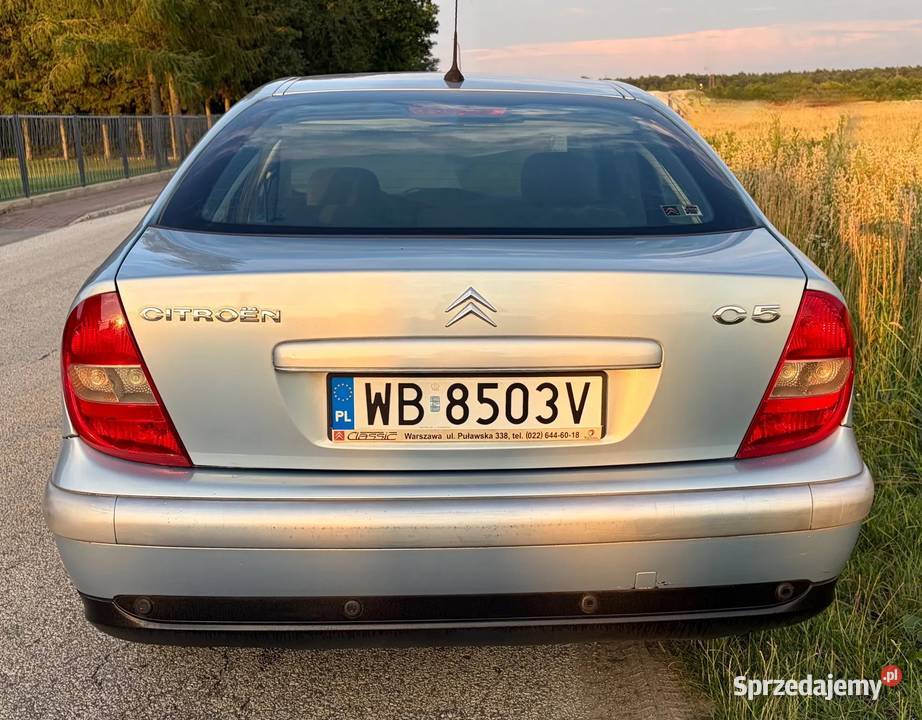 Citroen C5 20 Benzyna Salon BEZWYPADKOWY wielofunkcyjna kierownica sprzedam