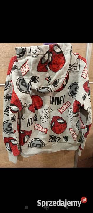 Fantastyczna bluza z kapturem SpiderMan marvel r lubelskie Biłgoraj