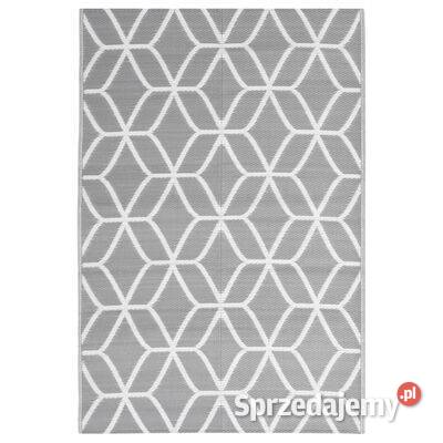 vidaXL Dywan zewnętrzny szary 140 x 200 mazowieckie Warszawa