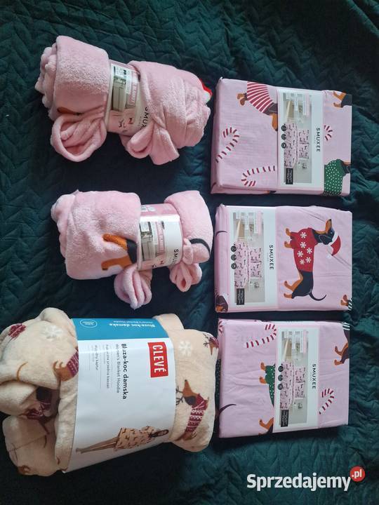 NOWA Pościel w świąteczne jamniki w JAMNIKI dolnośląskie Wrocław sprzedam