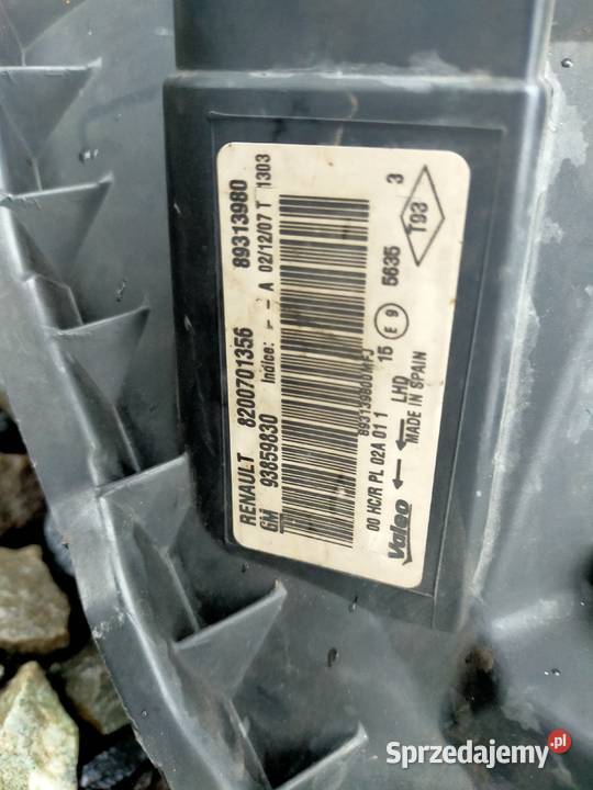 Sprzedam reflektory Valeo do Opel Vivaro używane Słotwina