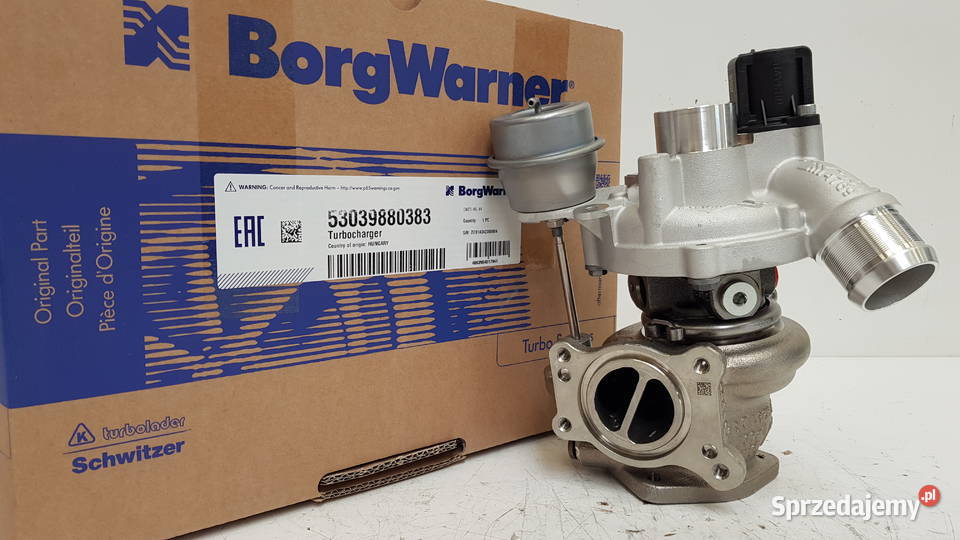 Nowa turbosprężarka BorgWarner KKK 53039880383 osobowe