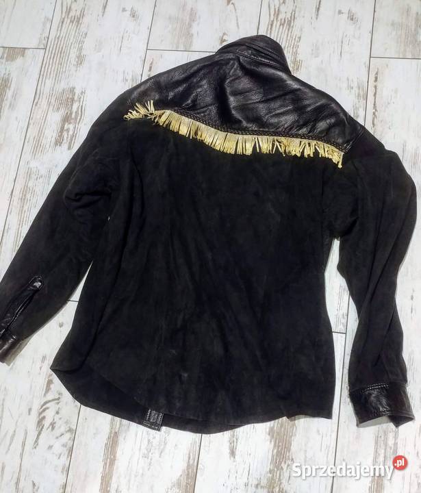 Koszula western country skóra naturalna cieleca