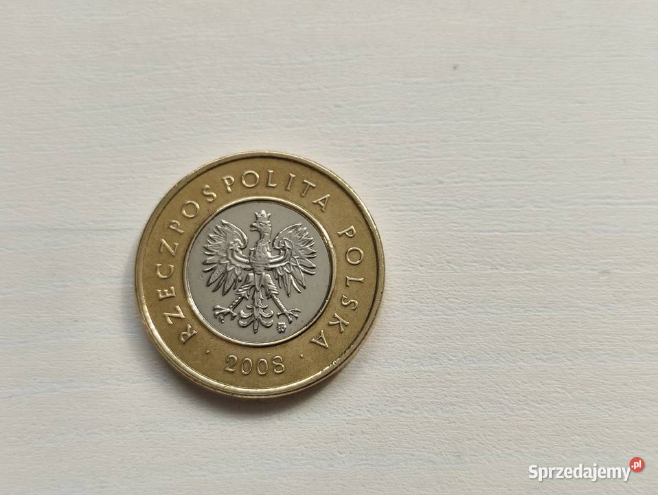 2 złote 2008 stan menniczy kujawsko-pomorskie Koronowo
