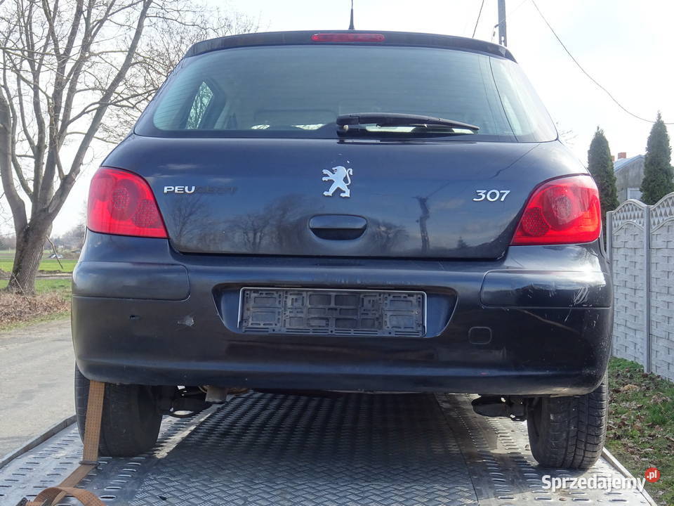 Peugeot 307 lift klapa tylna tył zderzak tylny Wieluń