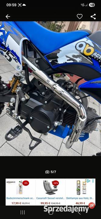 Cross 125 nowy Pozostałe Sosnowica sprzedam