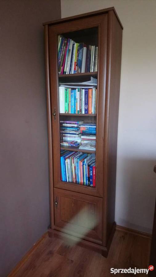 KENT Black Red White komoda witryna szafka