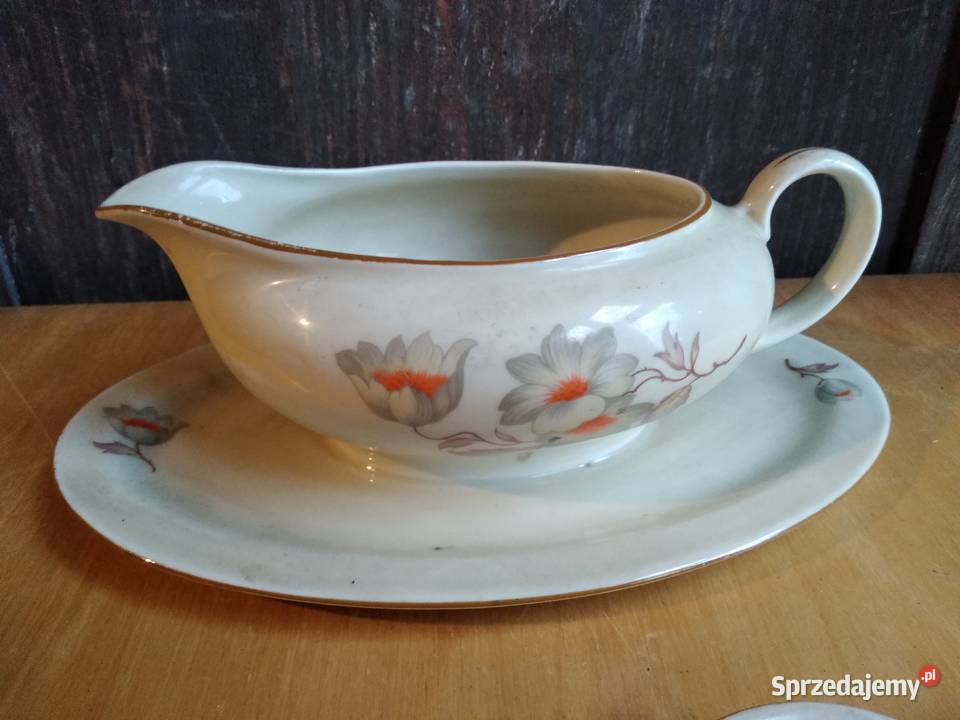Stara porcelana sosjerka Giesche Bogucice Dąbrowa Górnicza