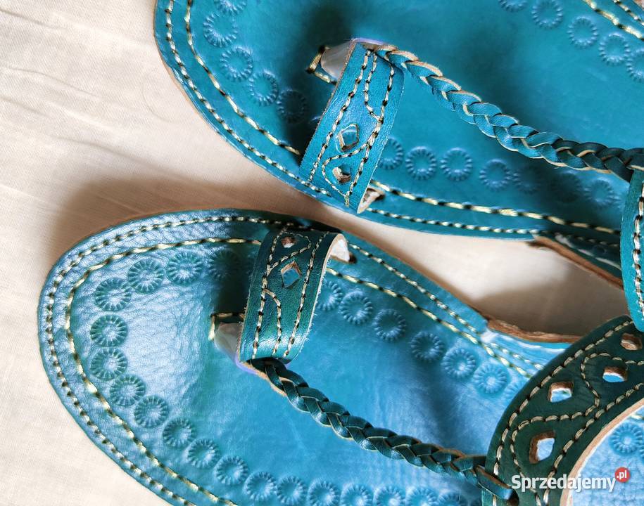 KOHTL Skórzane japonki kohalpuri 38 orientalne Szczecin