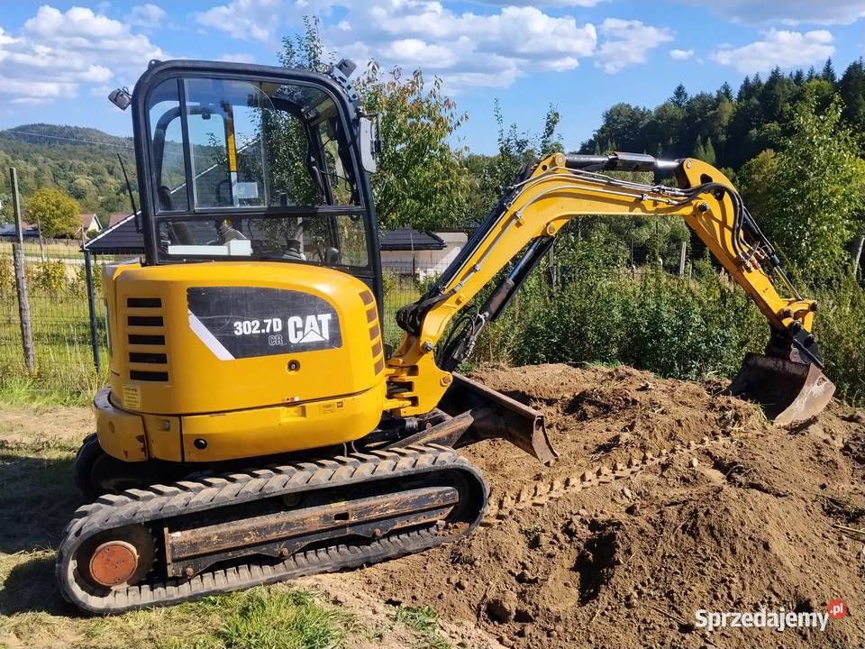 mini koparka caterpillar cat 3027 jcb kubota małopolskie Sucha Beskidzka