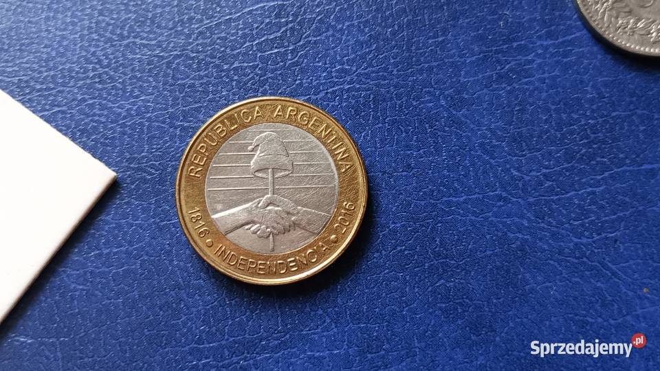 Stare monety 2 peso 2016 Argentyna