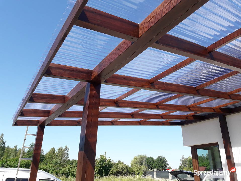 Zadaszenie tarasuwiatydomki Altany i wiaty Toruń