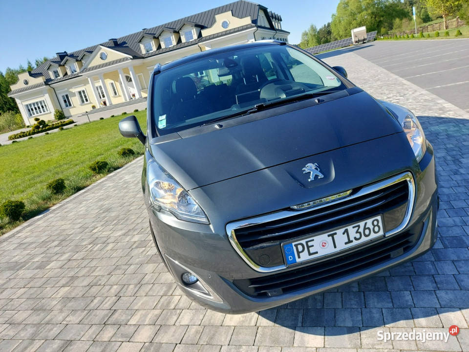 Peugeot 5008 16hdi navigacja panorama hed ap 7 aluminiowe felgi Drelów