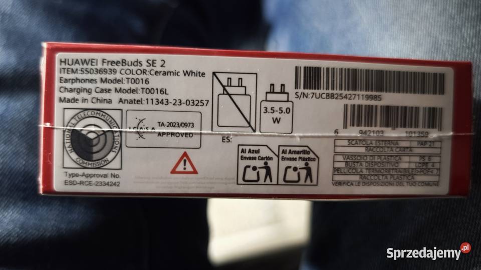 Słuchawki bluetooth Huawei Freebuds SE 27 Elektronika Krzeszowice