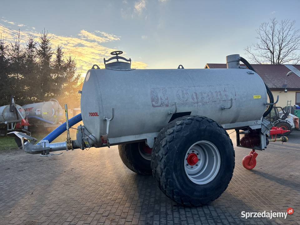 Beczkowóz Kotte Garant 7000 litrów beczka Myszyniec
